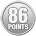 86 points