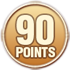 90 points